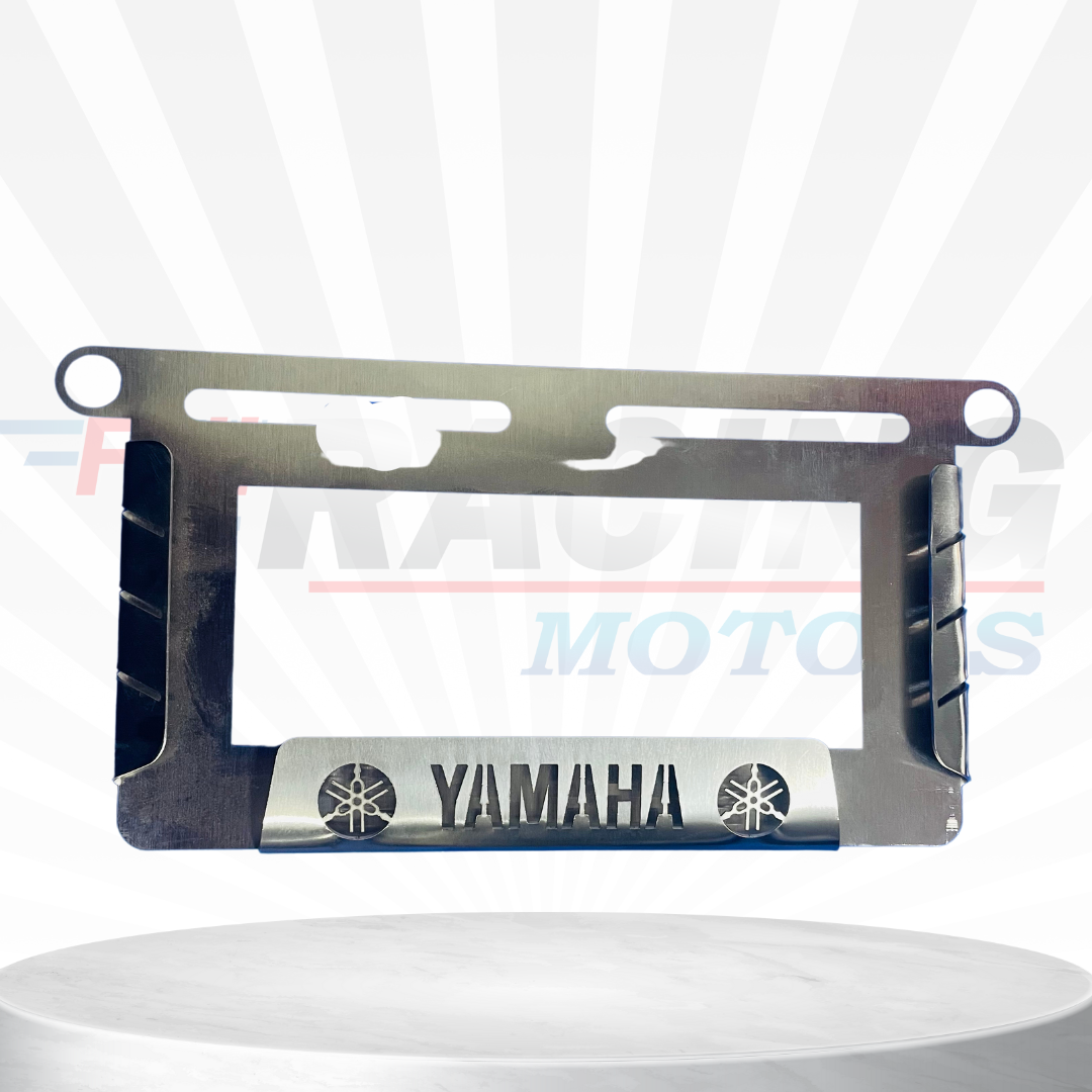 PORTA PLACAS ACERO INOX YAMAHA / KTM / PULSAR / HONDA